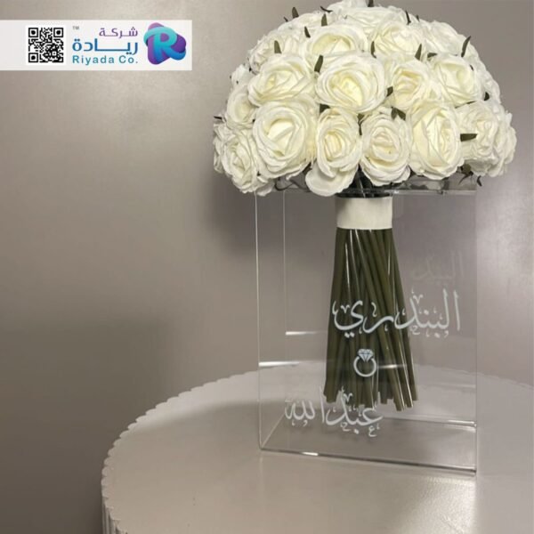 فازات شفافة للورد