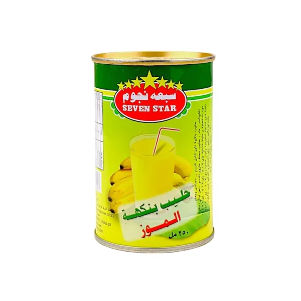 سبعة نجوم حليب بنكهة الموز 250 مل