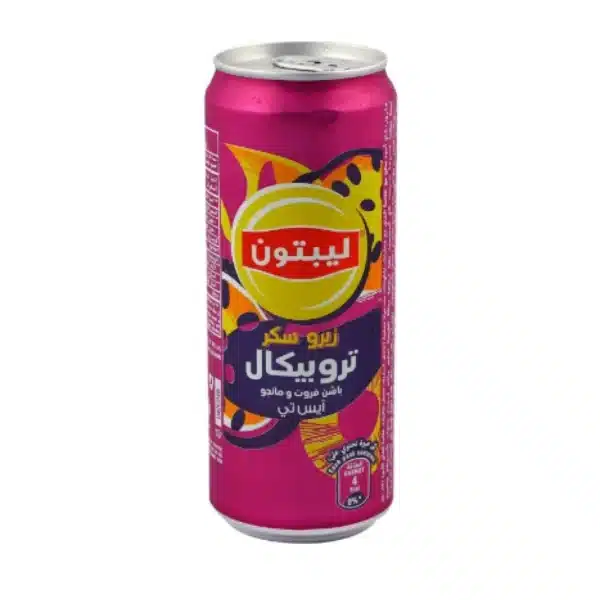 ليبتون زيرو سكر فراولة ومنجو 240 مل